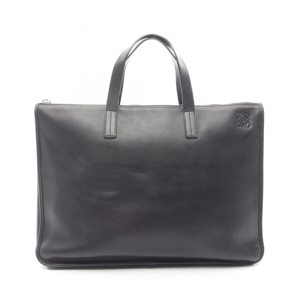 Loewe Anagram Business Bag Handbag Leather Men's Black